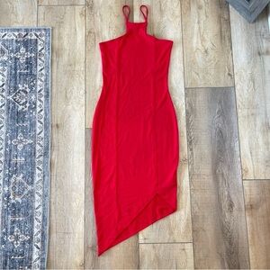 Express Women’s sexy Bodycon Asymmetric Dress